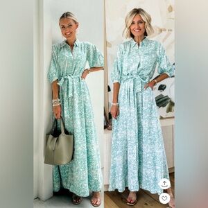 Anthropologie MAEVE The Irene Linen Shirt Maxi Dress- XL